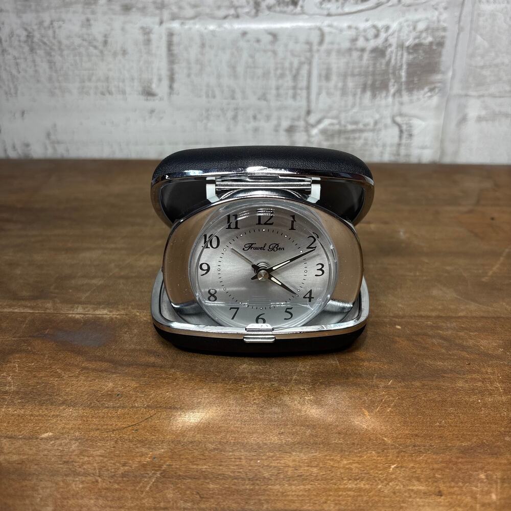 Vintage Travel Ben Folding Alarm Clock